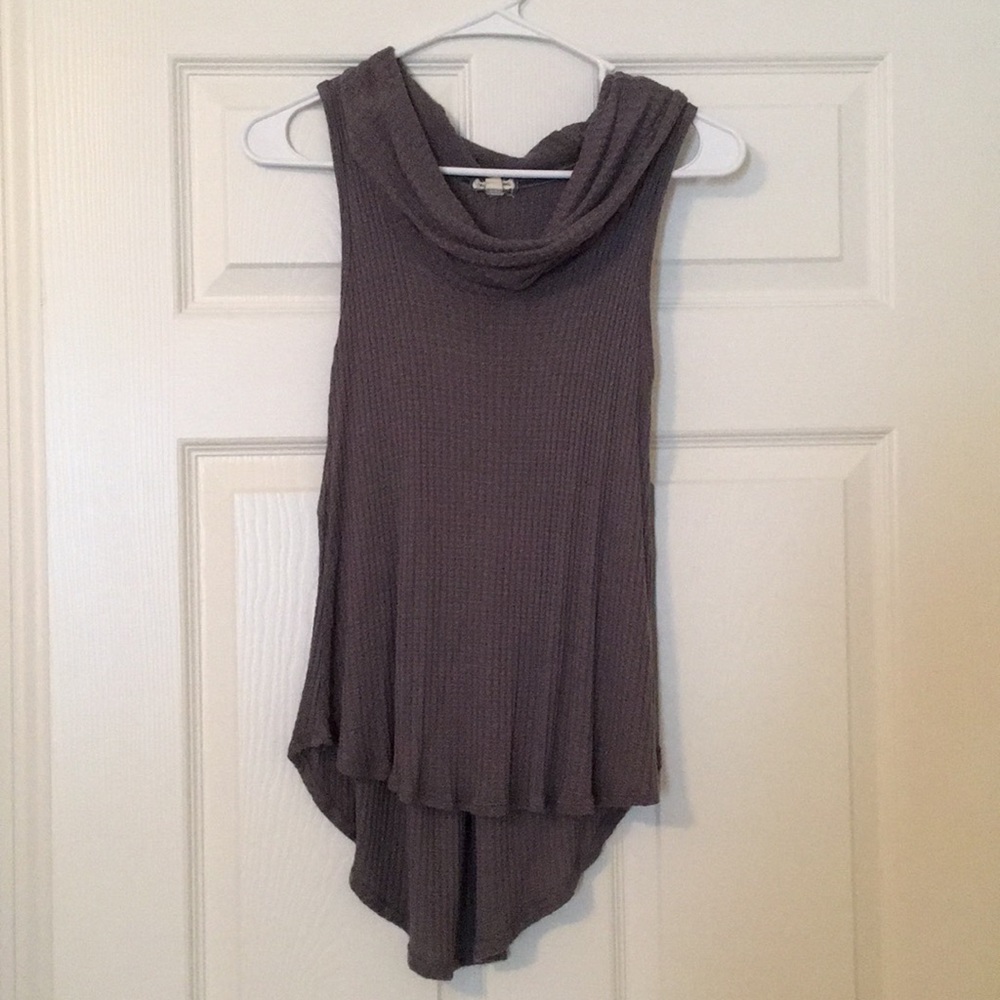 Cowl neck tank
